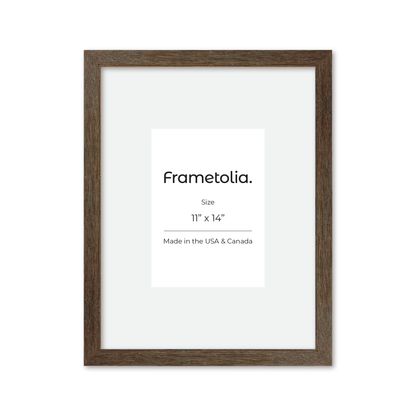 11" x 14" Soft Gray Sierra Wall Frame
