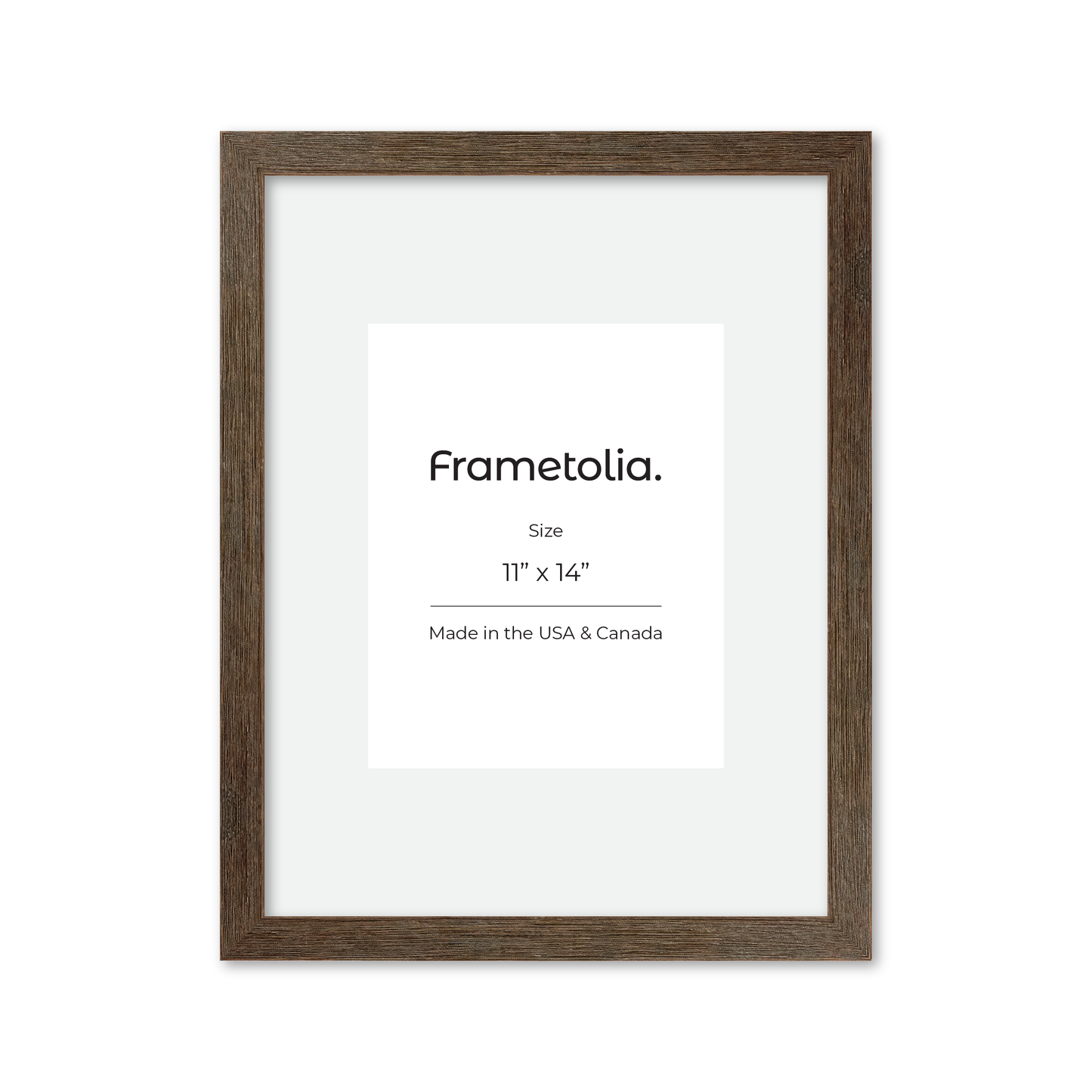 11" x 14" Soft Gray Sierra Wall Frame