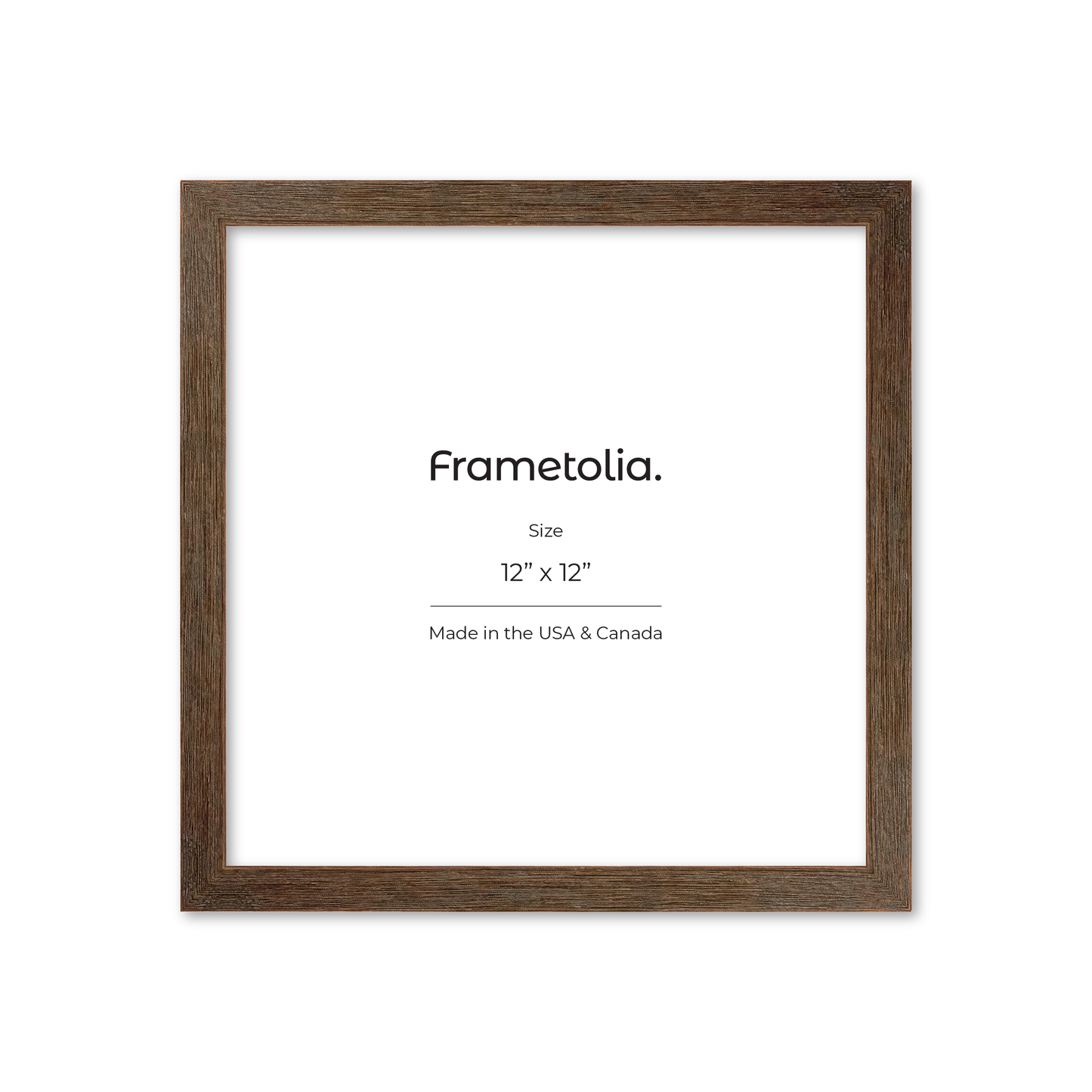 12" x 12" Soft Gray Sierra Wall Frame