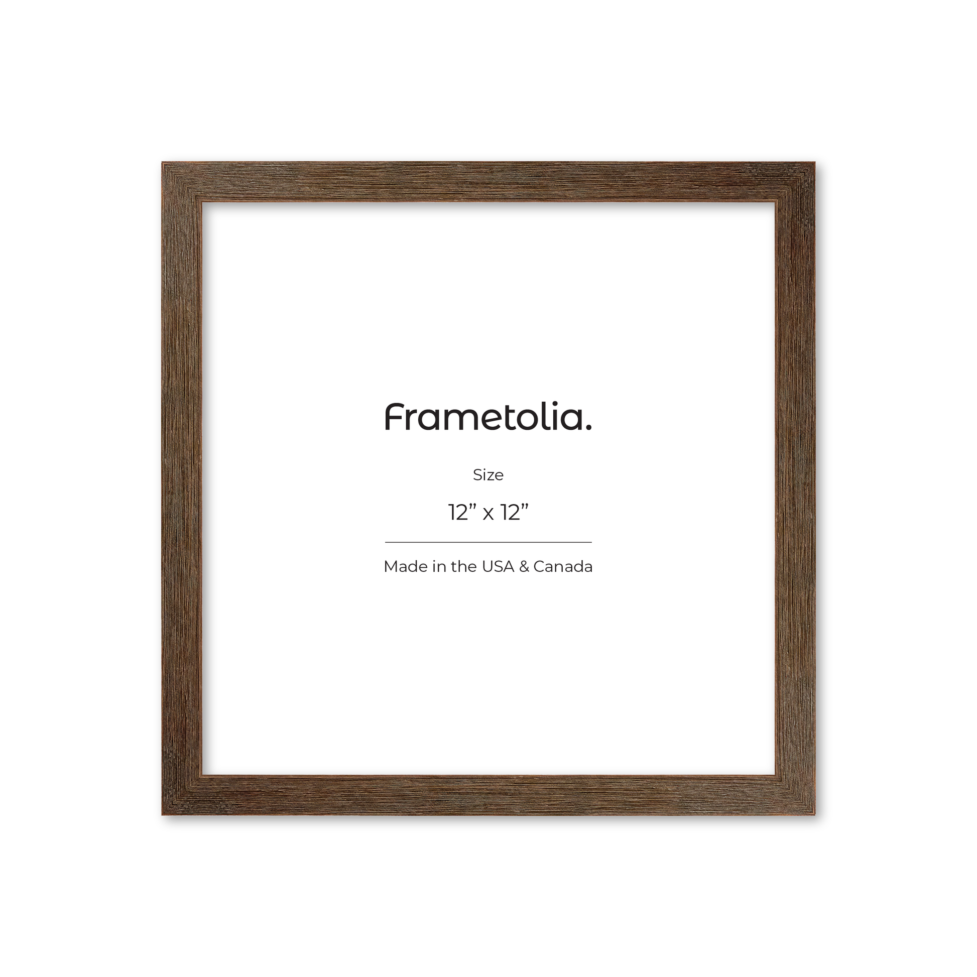 12" x 12" Soft Gray Sierra Wall Frame