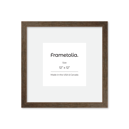12" x 12" Soft Gray Sierra Wall Frame