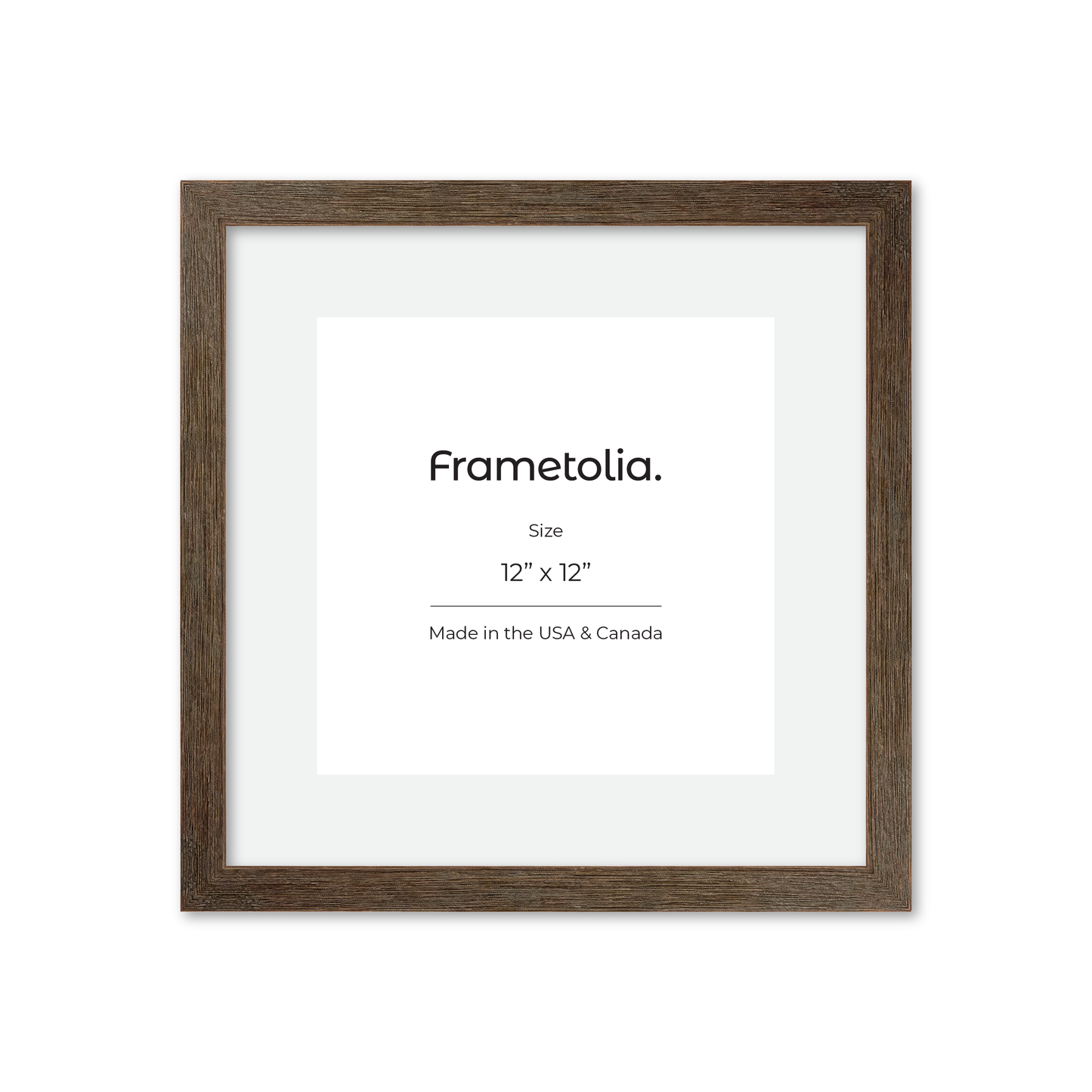 12" x 12" Soft Gray Sierra Wall Frame