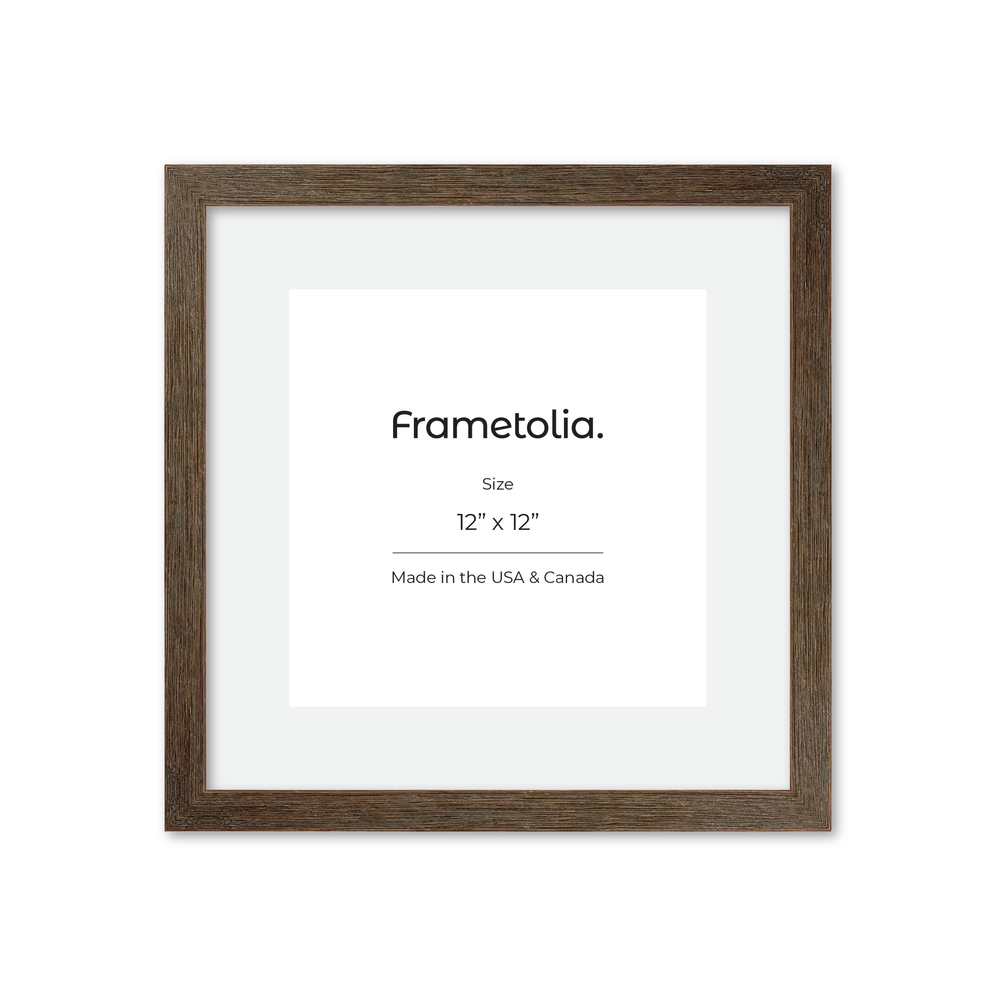 12" x 12" Soft Gray Sierra Wall Frame