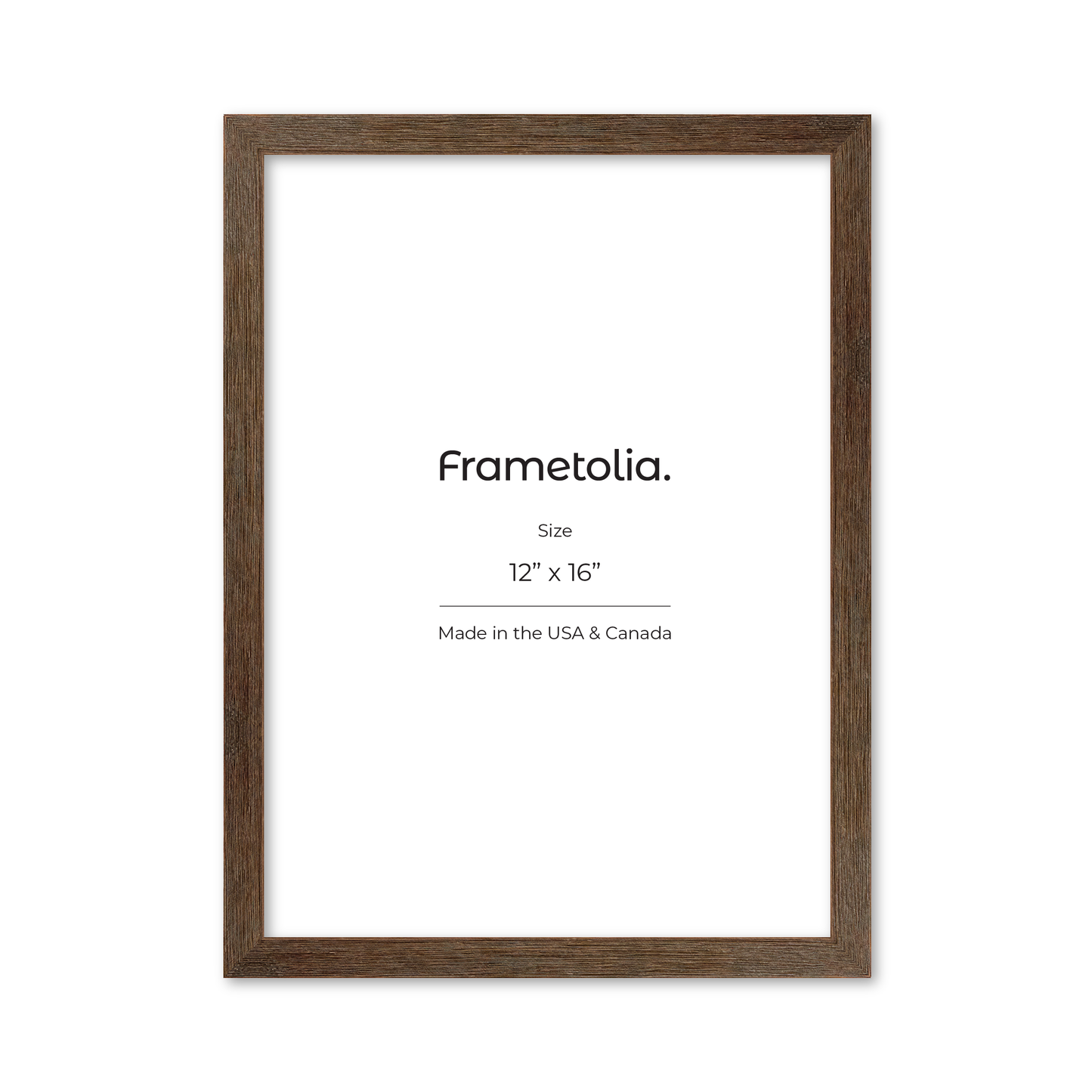 12" x 16" Soft Gray Sierra Wall Frame