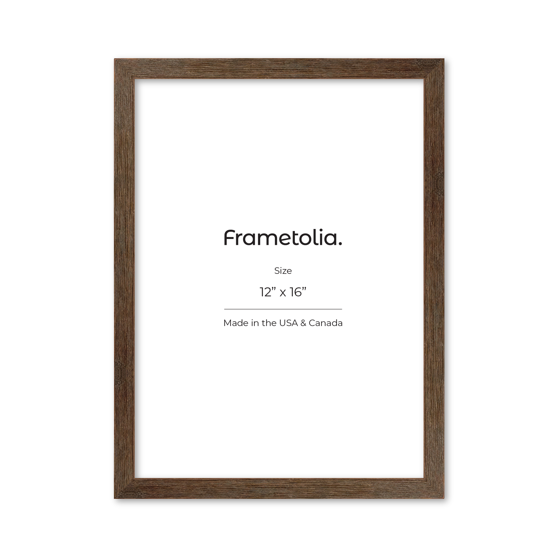 12" x 16" Soft Gray Sierra Wall Frame