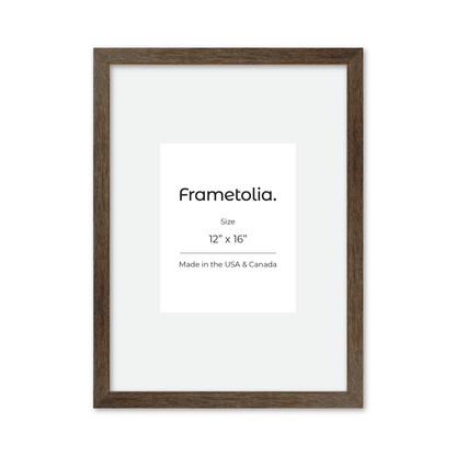 12" x 16" Soft Gray Sierra Wall Frame
