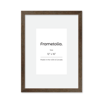 12" x 16" Soft Gray Sierra Wall Frame