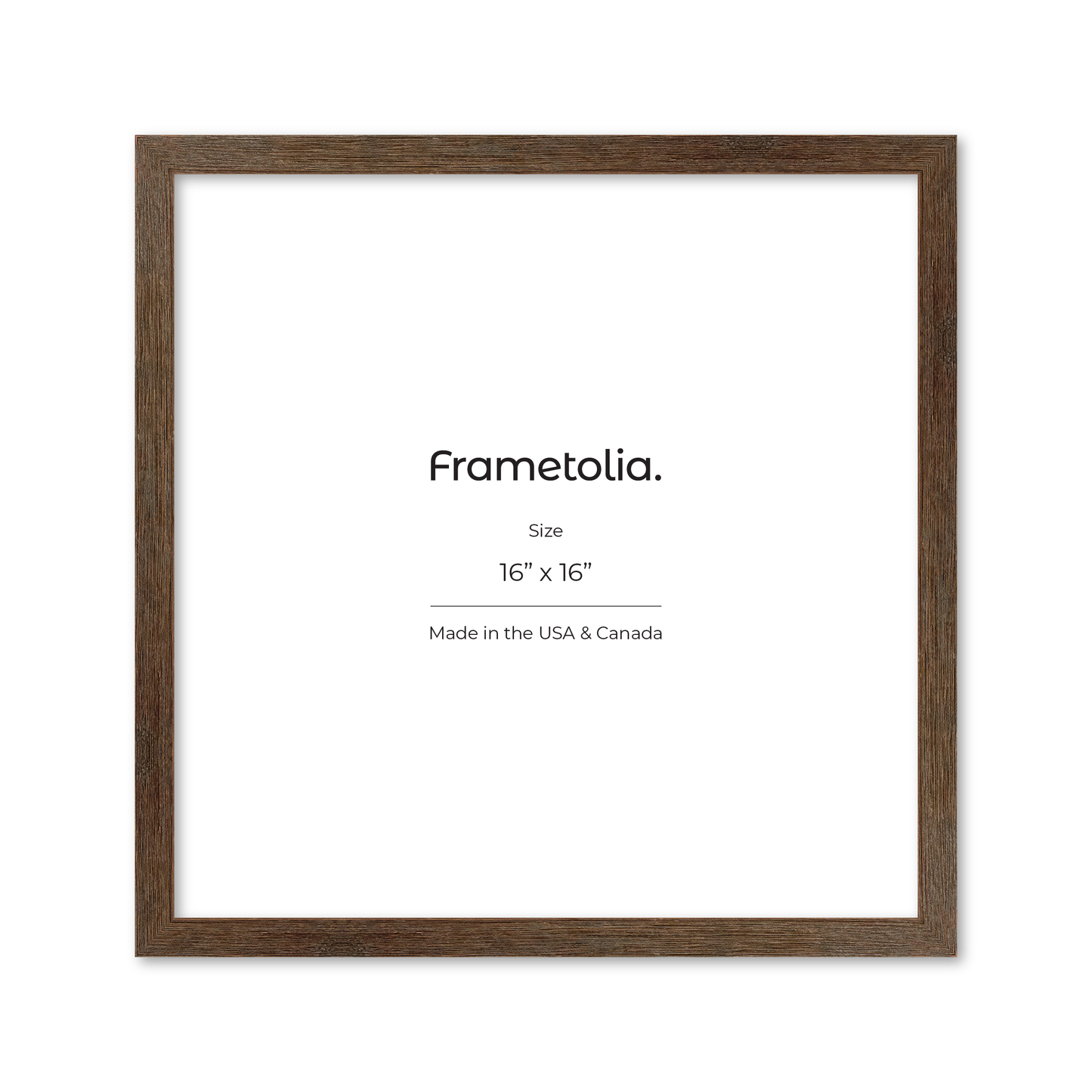 16" x 16" Soft Gray Sierra Wall Frame