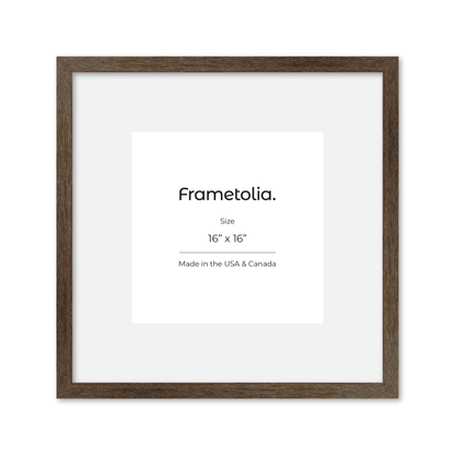 16" x 16" Soft Gray Sierra Wall Frame