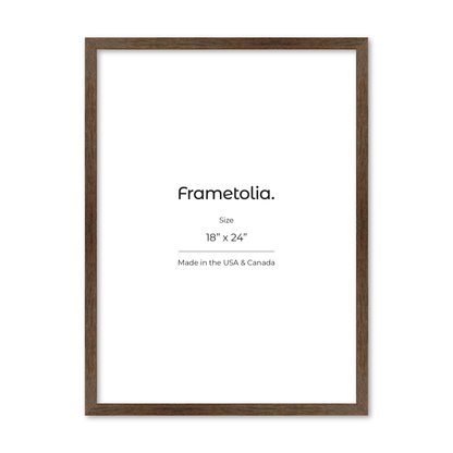 18" x 24" Soft Gray Sierra Wall Frame