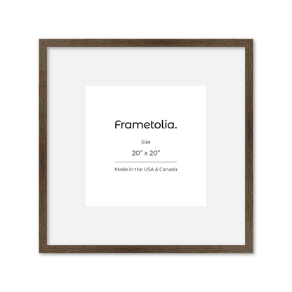 20" x 20" Soft Gray Sierra Wall Frame