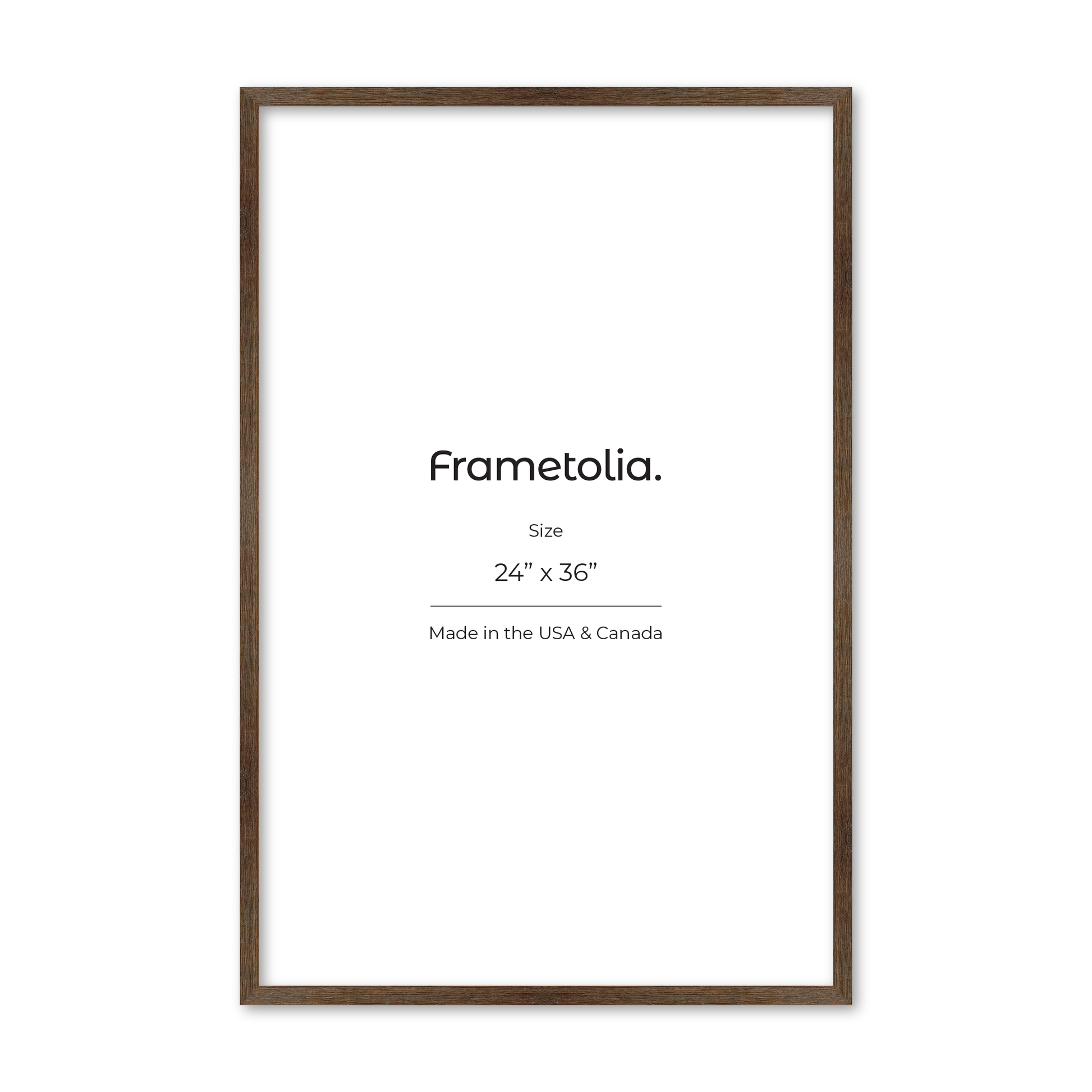 24" x 36" Soft Gray Sierra Wall Frame