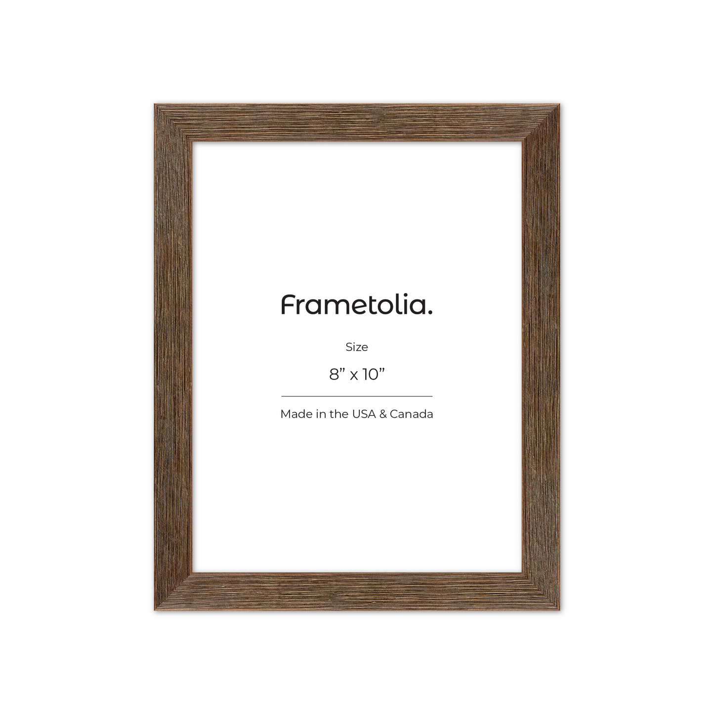 8" x 10" Soft Gray Sierra Wall Frame