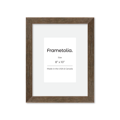 8" x 10" Soft Gray Sierra Wall Frame