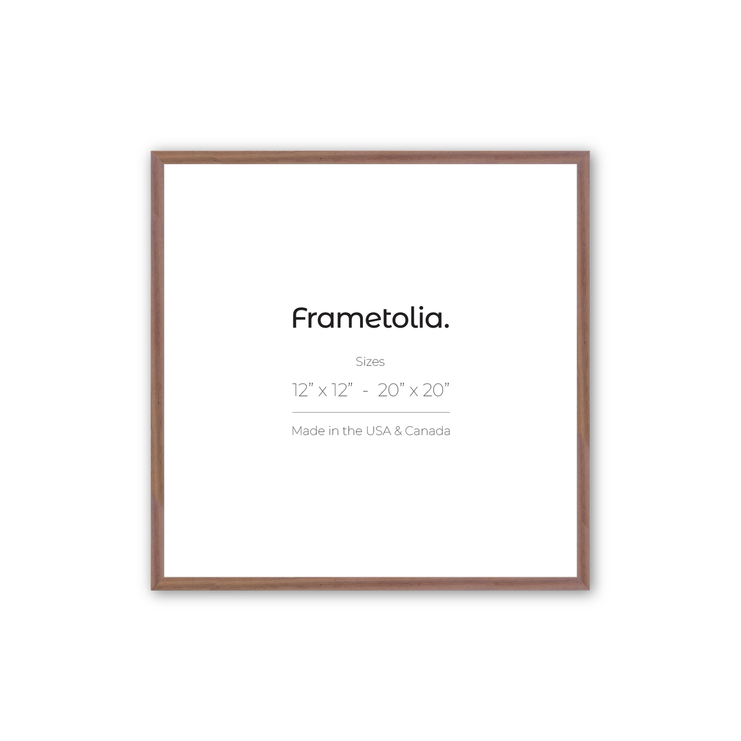 Brown Walnut Oslo Wall Frame