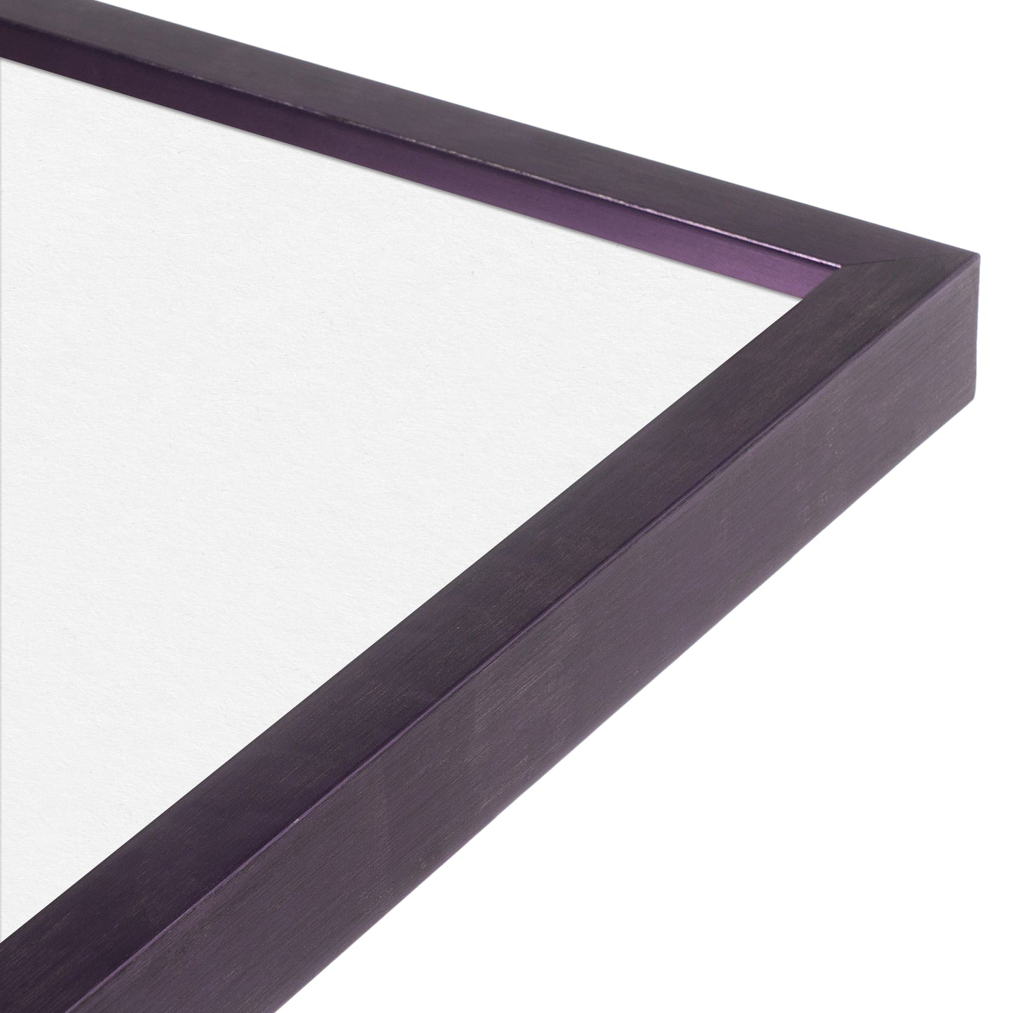 Purple Iris Narrow Width Wall Frame, Set of 6