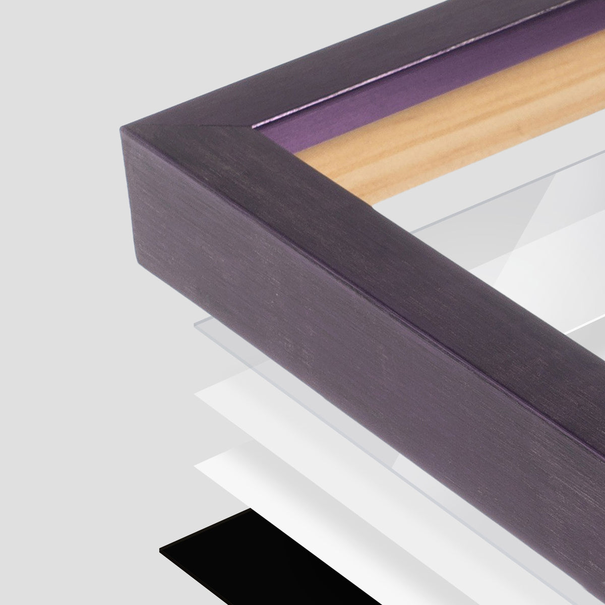 Purple Iris Narrow Width Table Top Frame