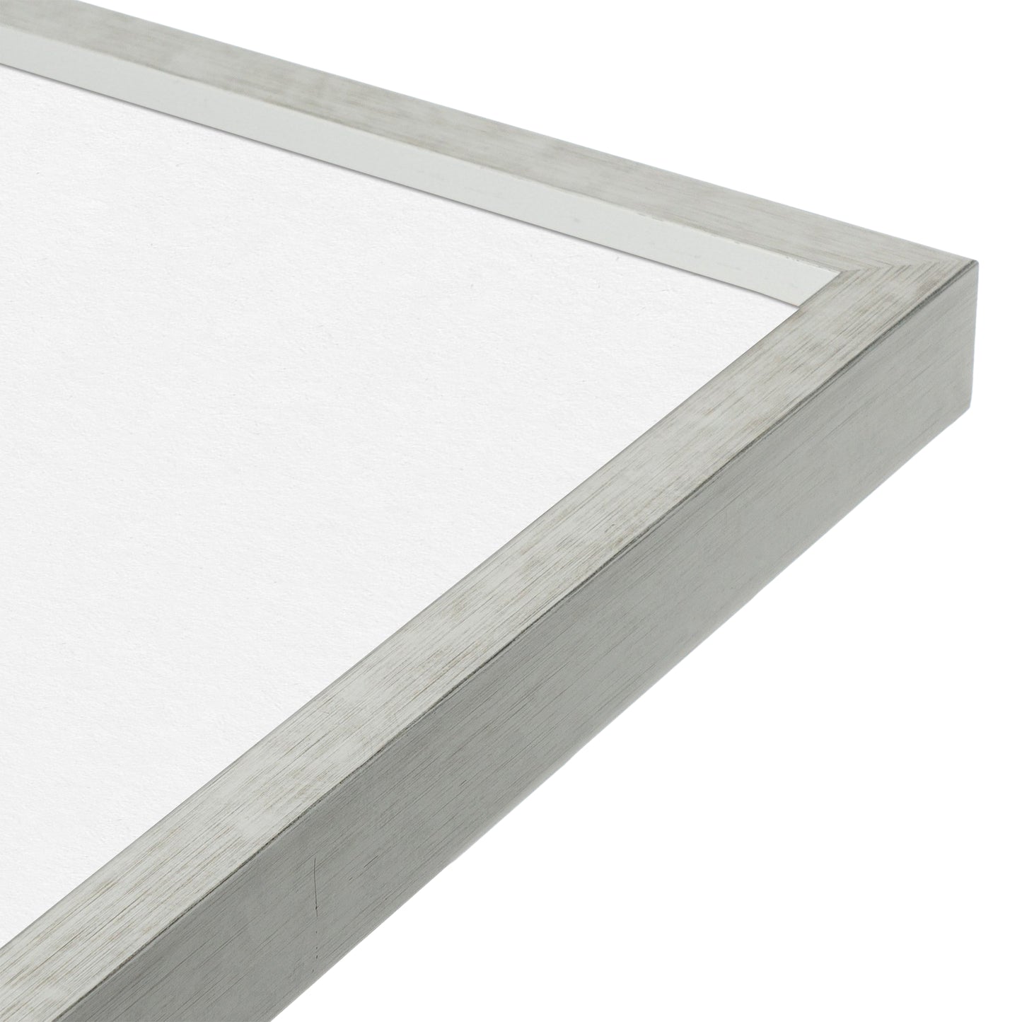 Heathered White Narrow Width Wall Frame