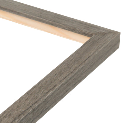 Gray Oak Narrow Width Table Top Frame