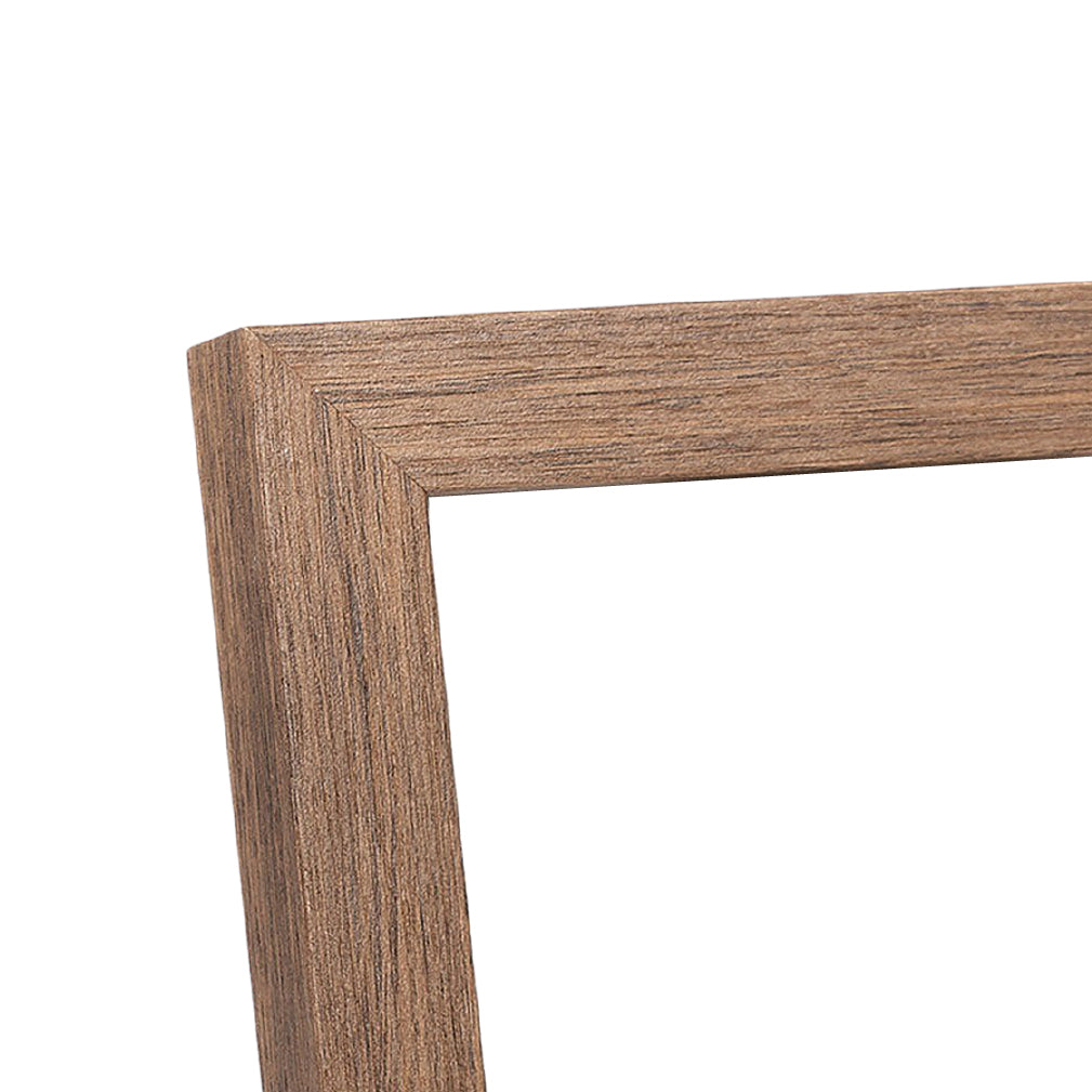 Light Walnut Traditional Narrow Width Table Top Frame