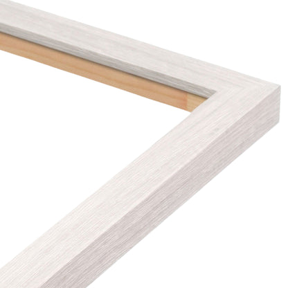 Opaque White Narrow Width Table Top Frame