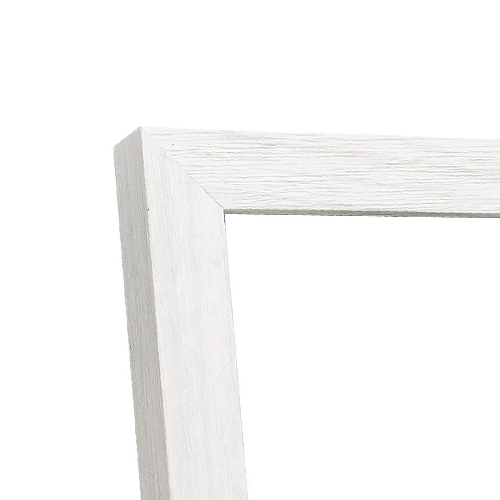 Opaque White Narrow Width Table Top Frame