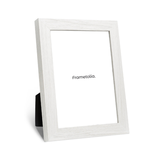 Opaque White Narrow Width Table Top Frame