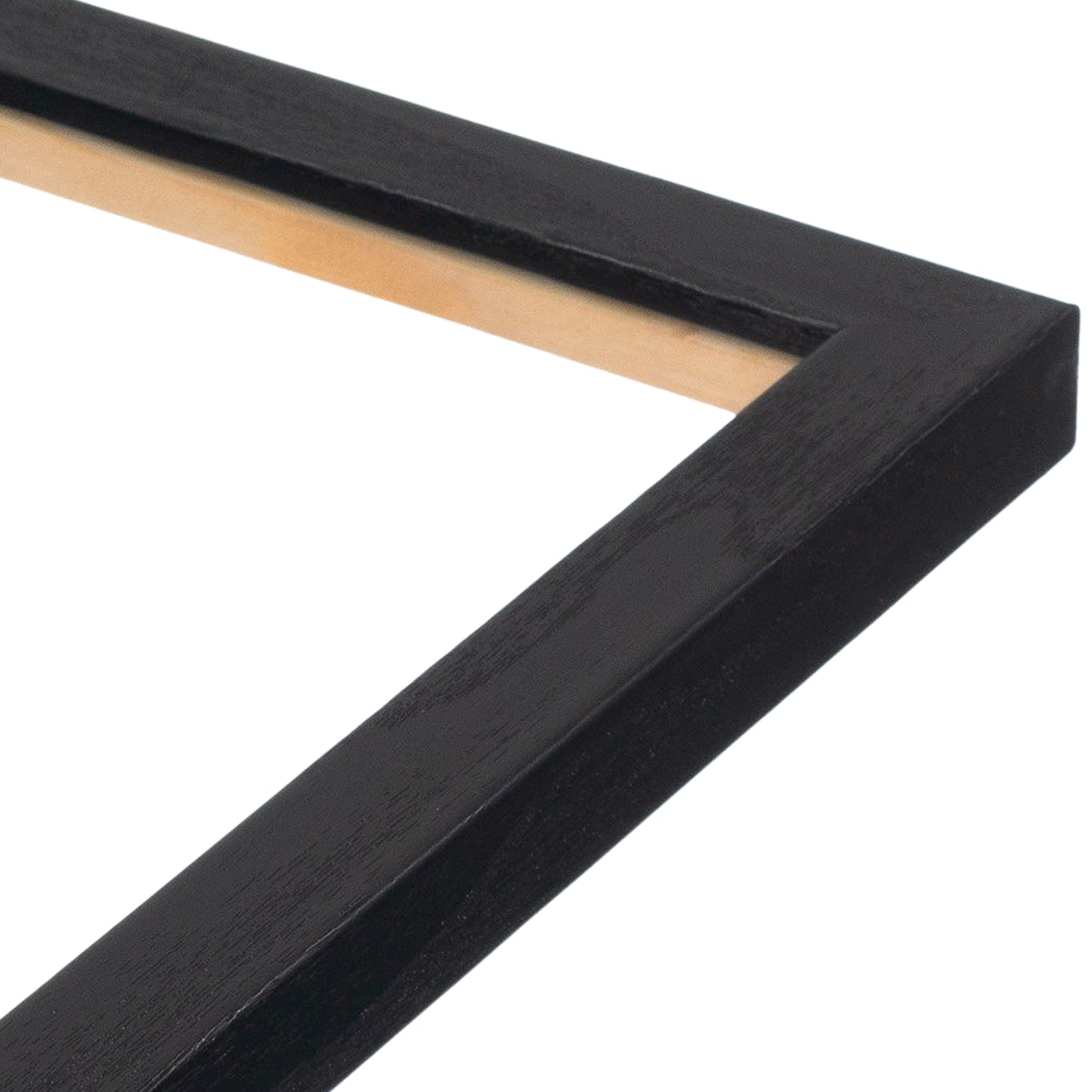 Opaque Black Narrow Width Table Top Frame