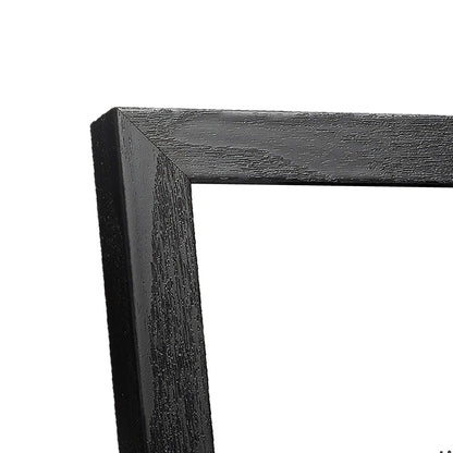 Opaque Black Narrow Width Table Top Frame