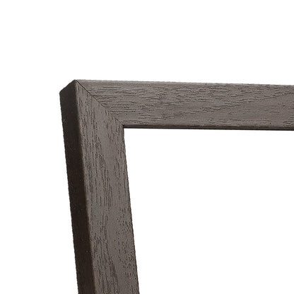 Dark Walnut Modern Narrow Width Table Top Frame