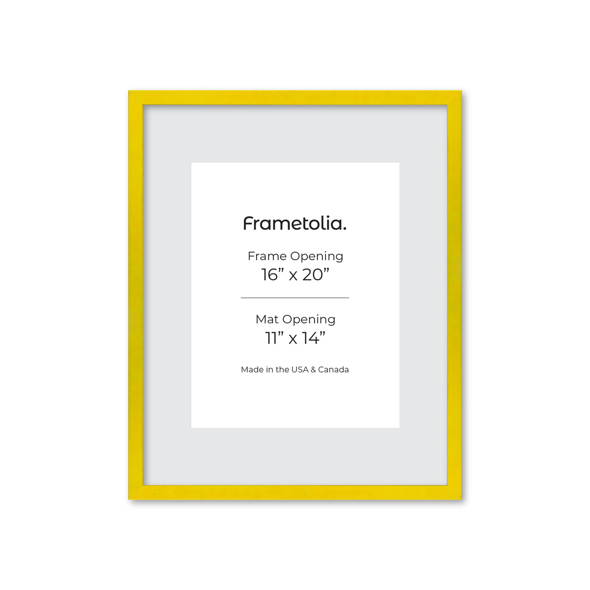 Sunwashed Lemon Miami Picture Frame