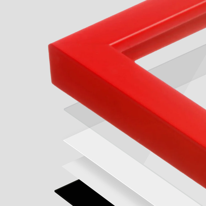 Stiletto Red Miami Picture Frame