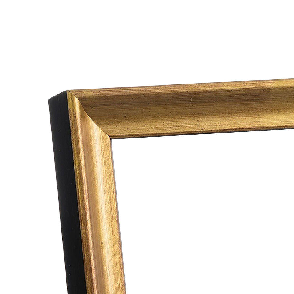 Rubbed Gold Narrow Width Table Top Frame