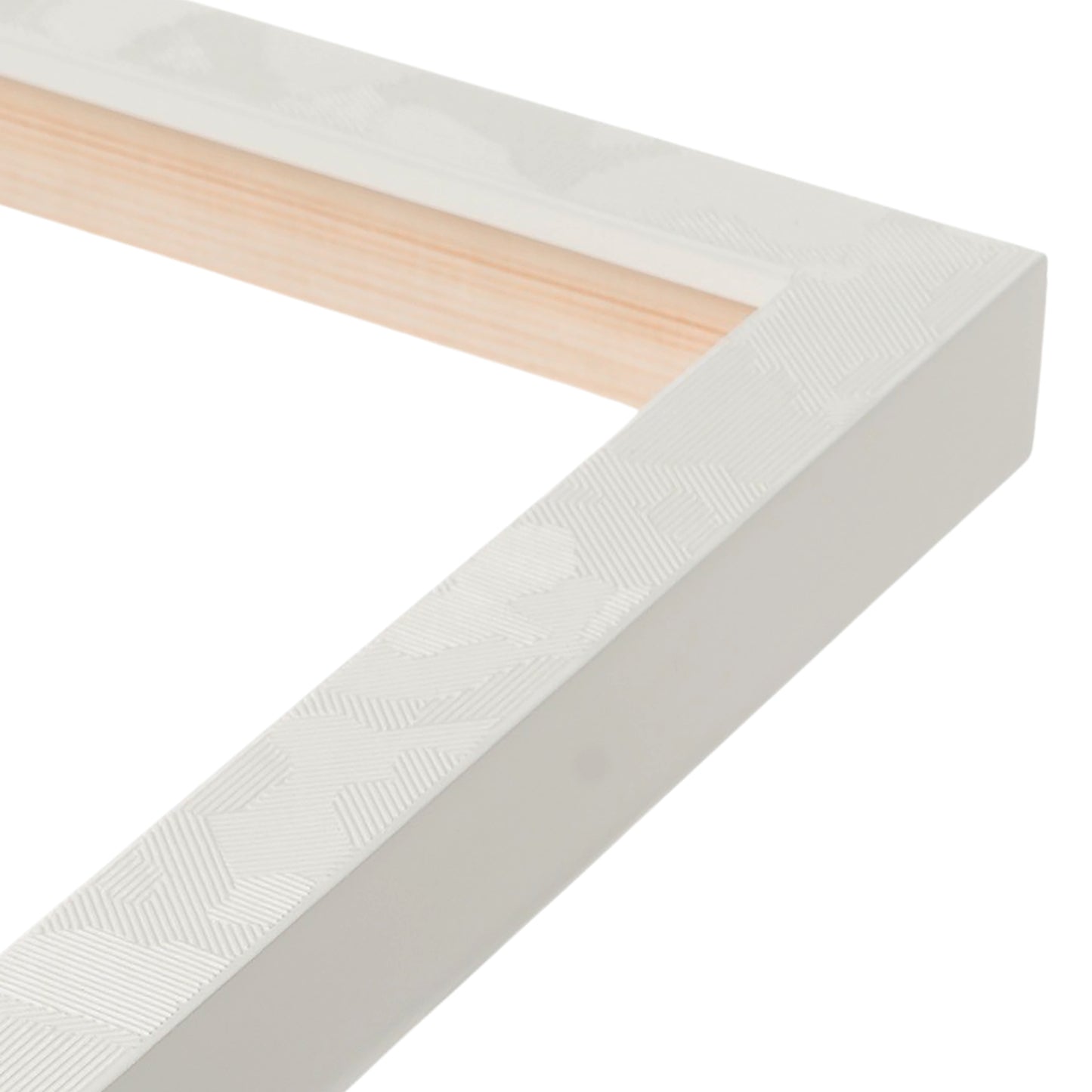 Electric White Narrow Width Table Top Frame