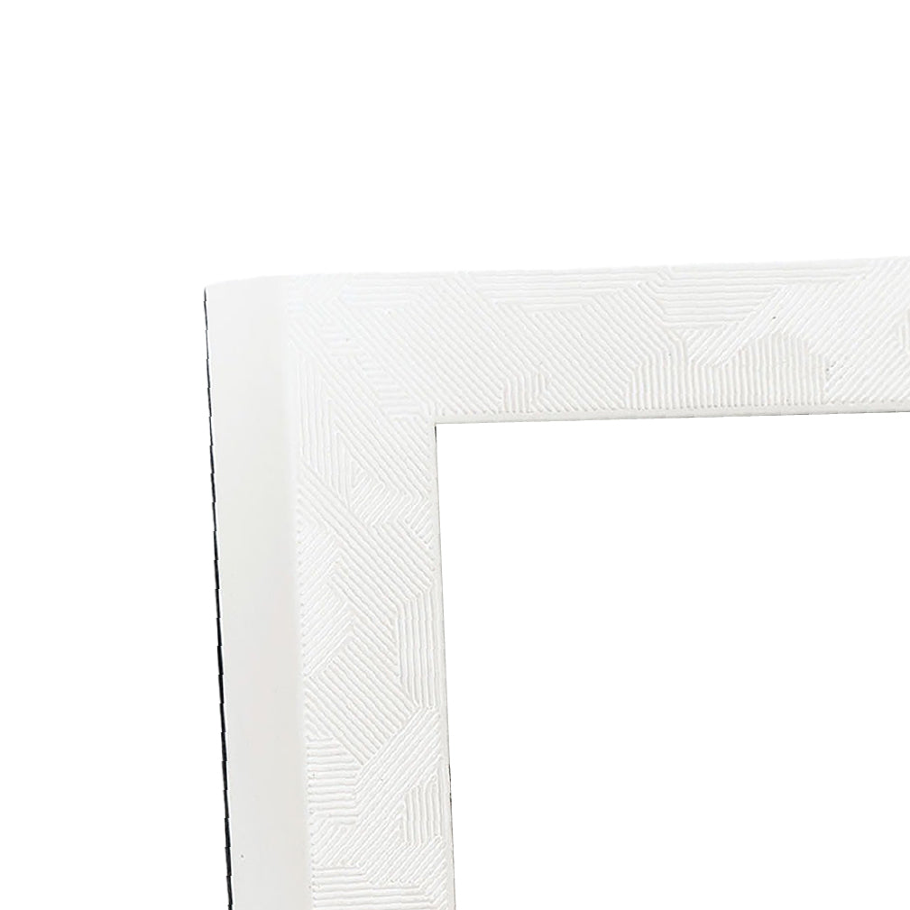 Electric White Narrow Width Table Top Frame