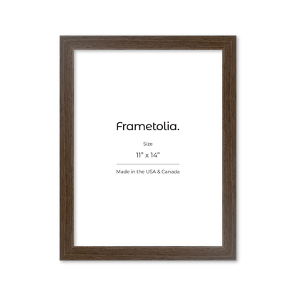 11" x 14" Light Walnut Heritage Wall Frame