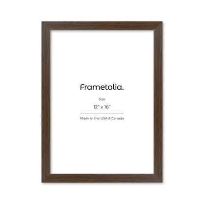 12" x 16" Light Walnut Heritage Wall Frame