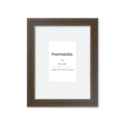8" x 10" Light Walnut Heritage Wall Frame