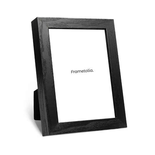 Opaque Black Modern Narrow Width Table Top Frame