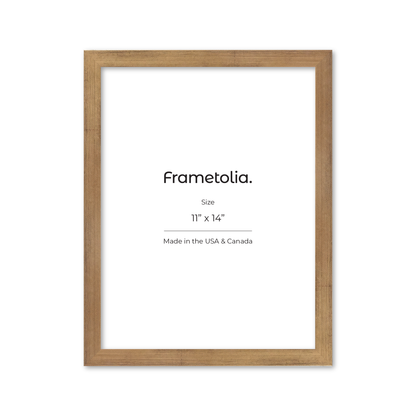 11" x 14" Brushed Gold Monaco Wall Frame