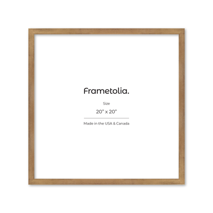 20" x 20" Brushed Gold Monaco Wall Frame