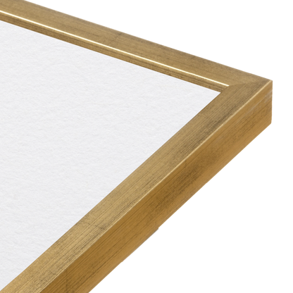 corner of the Brushed Gold Monaco Wall Frame