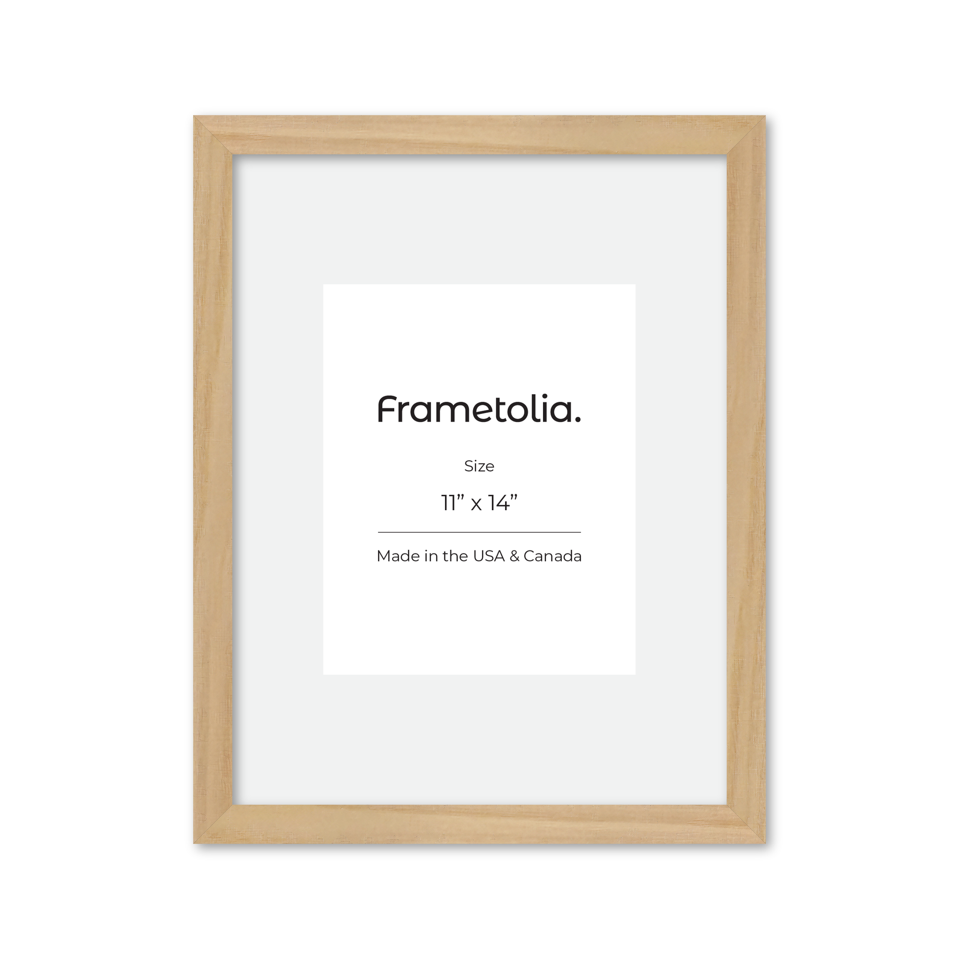 11" x 14" American Maple Heritage Wall Frame