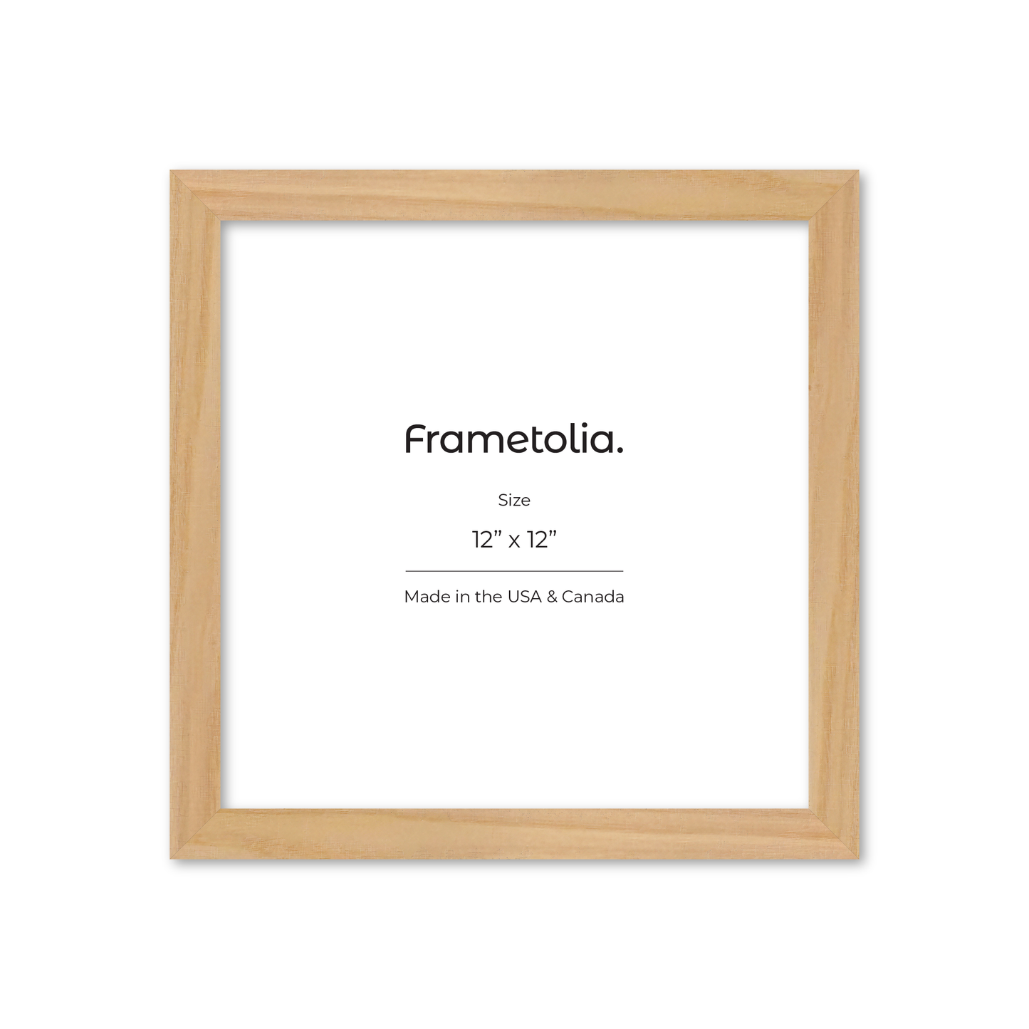 12" x 12" American Maple Heritage Wall Frame