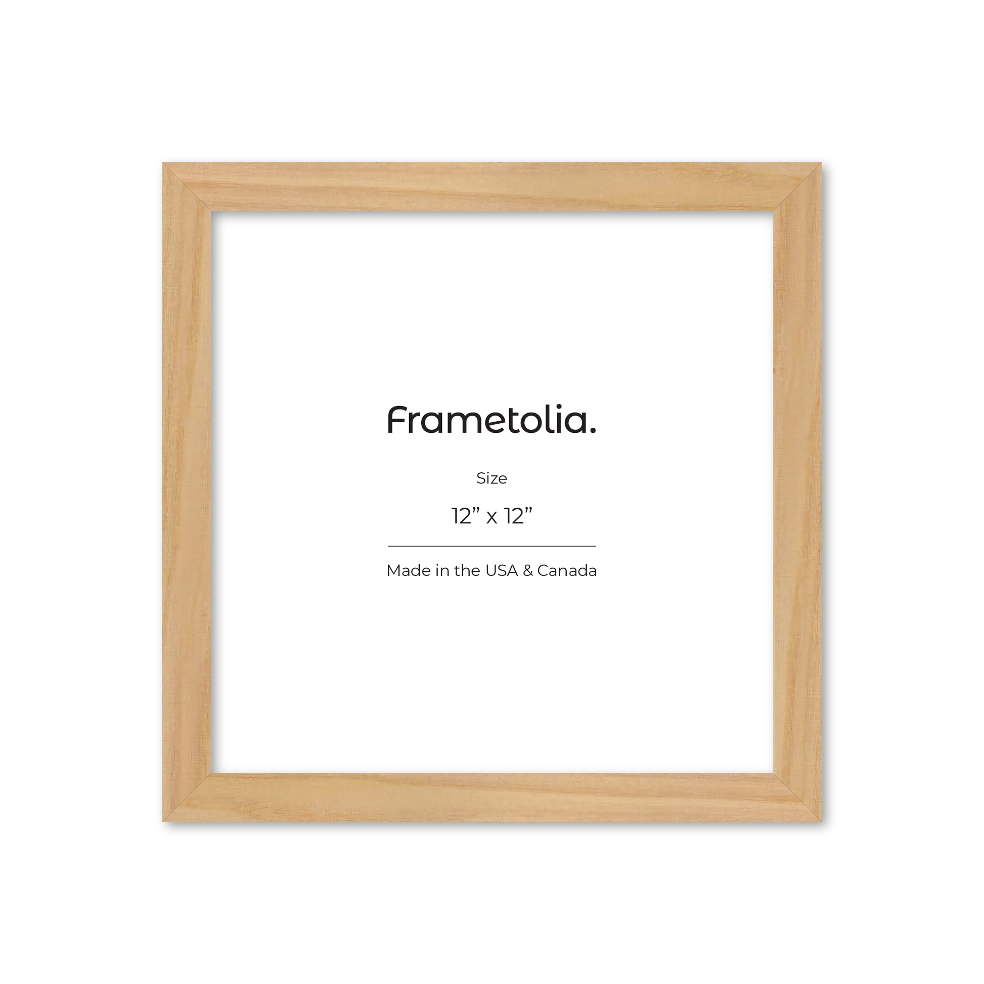 12" x 12" American Maple Heritage Wall Frame