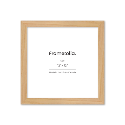 12" x 12" American Maple Heritage Wall Frame