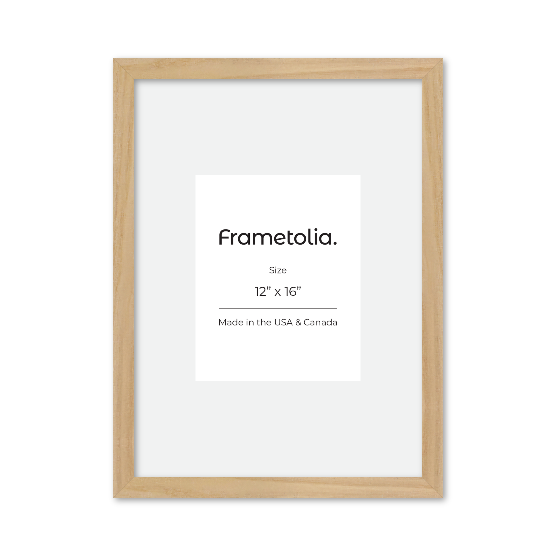 12" x 16" American Maple Heritage Wall Frame