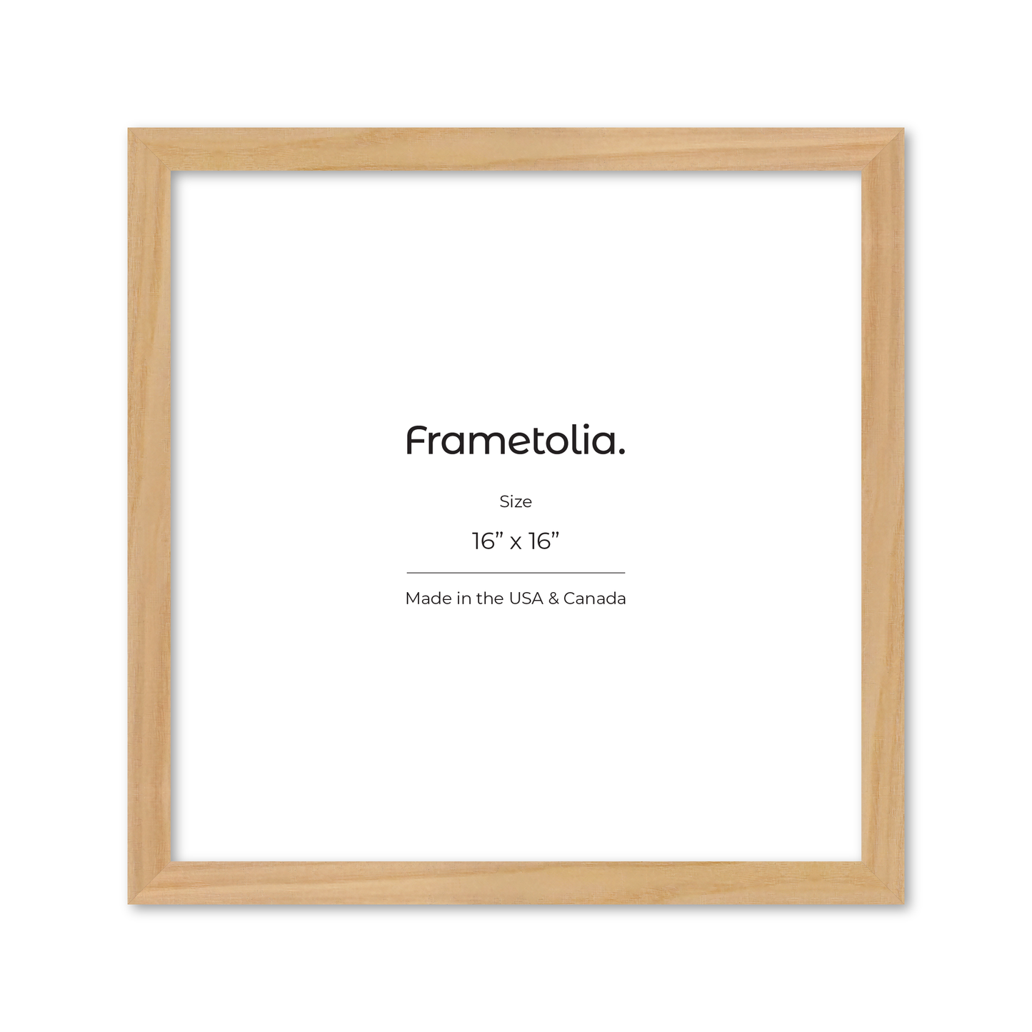 16" x 16" American Maple Heritage Wall Frame