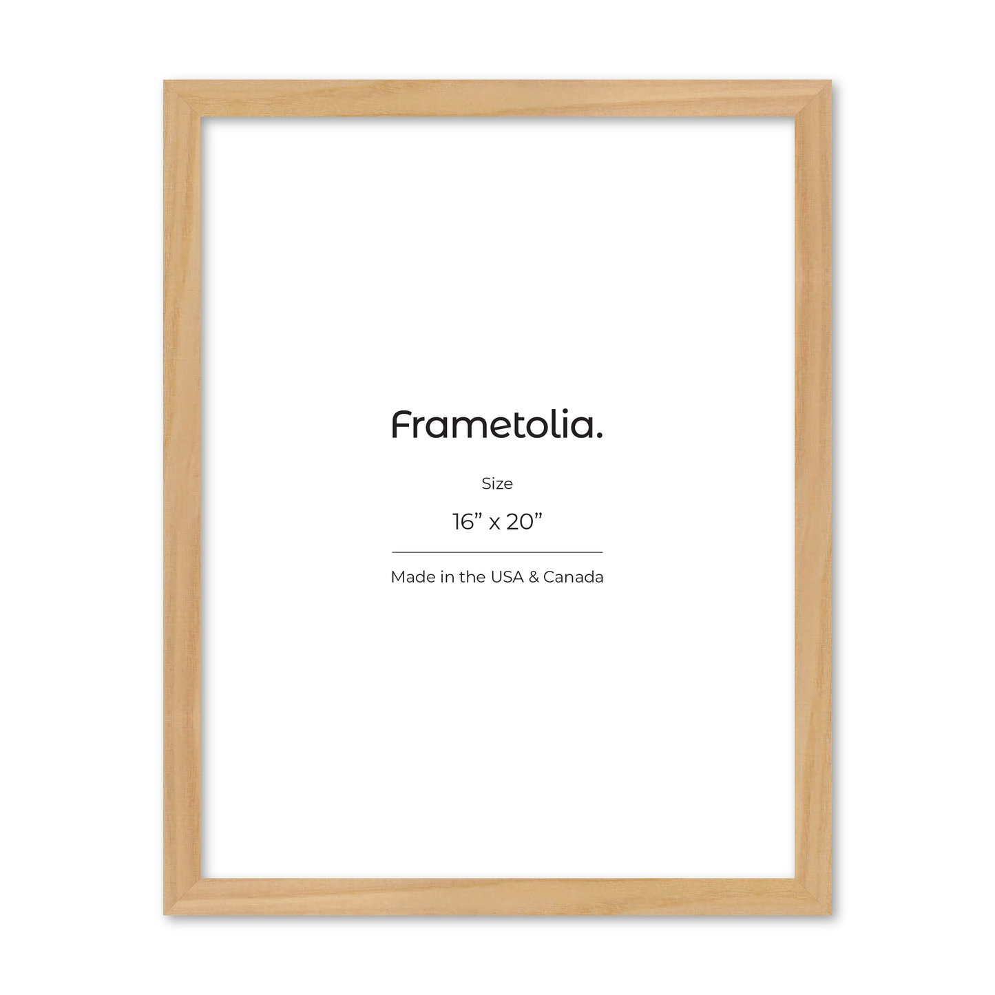 16" x 20" American Maple Heritage Wall Frame