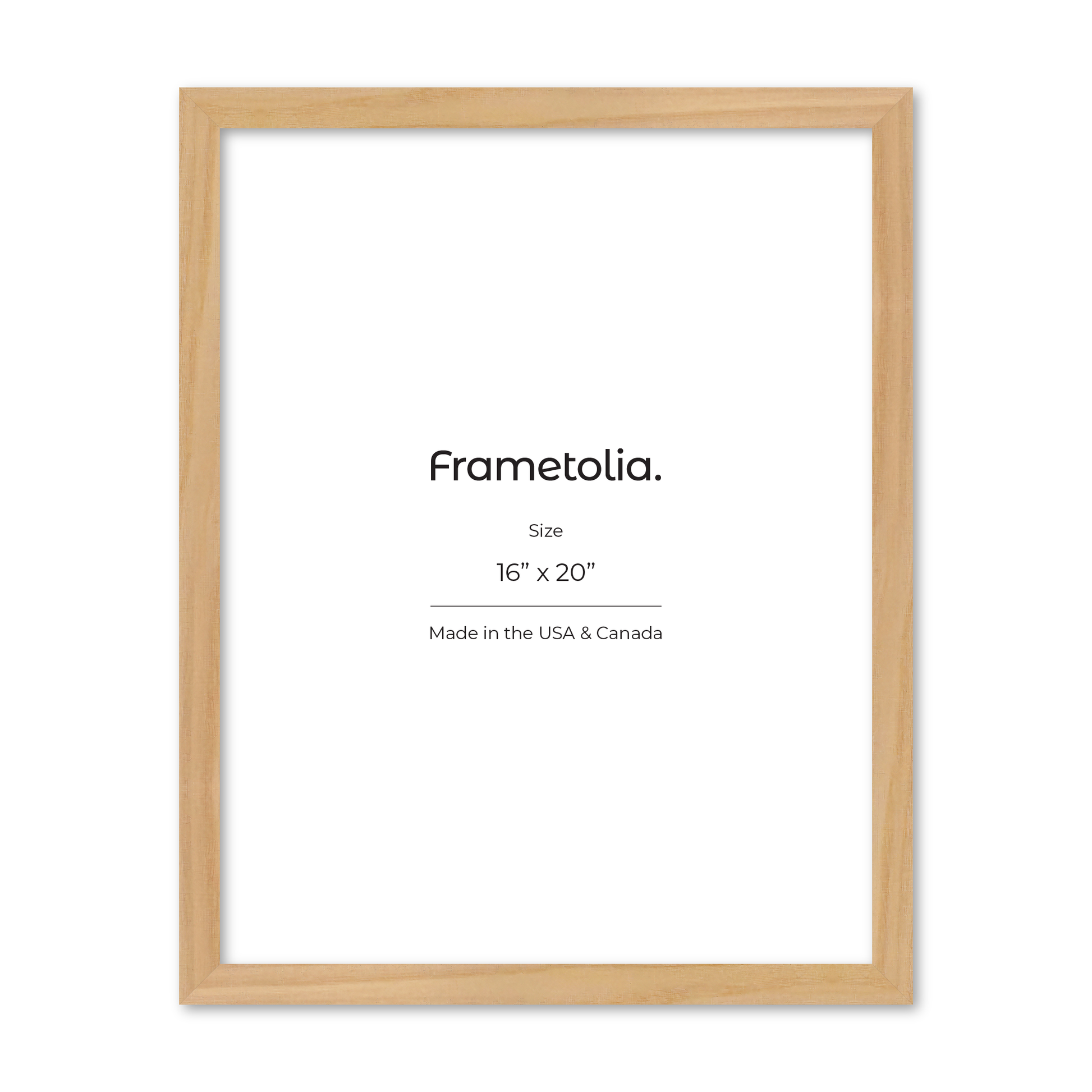 16" x 20" American Maple Heritage Wall Frame